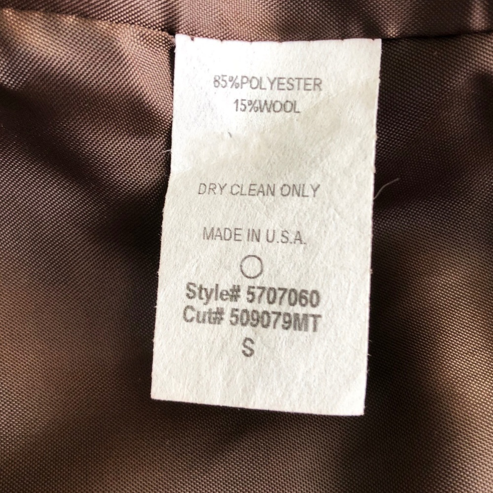 Wool Blended Brown Tweed Shorts - Picture 6 of 6